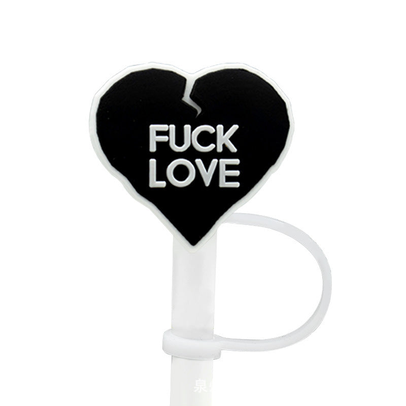 New Valentine's Day Series Straw Mouthpiece
