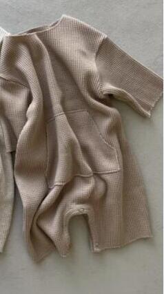 Long Sleeve One-piece Hidden Hook Baby Comfortable Romper