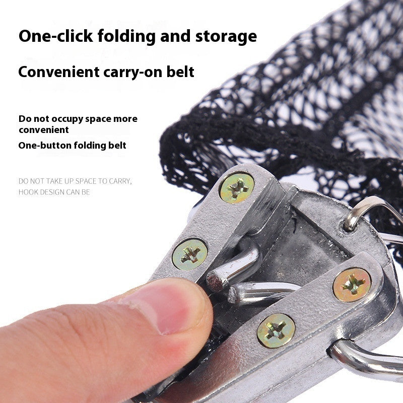 Aluminum Alloy Triangle Dip Net Integrated Portable Folding Retractable