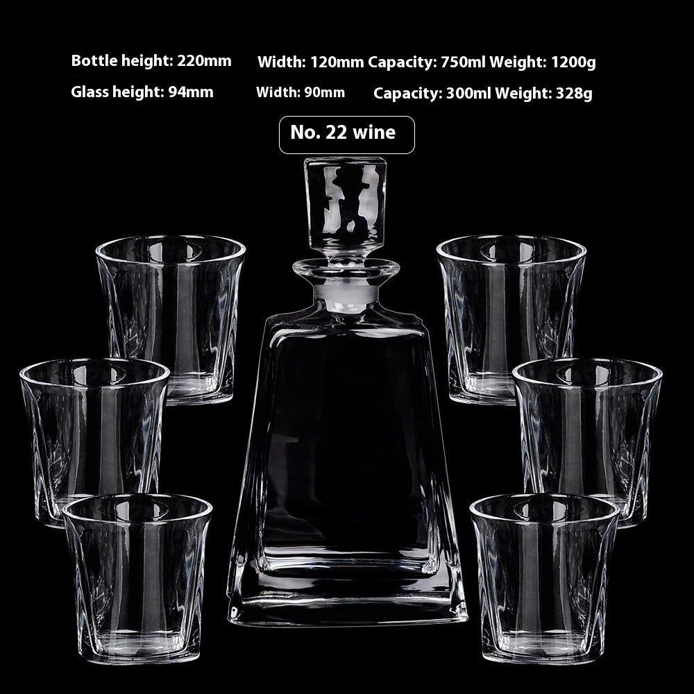 Creative Whiskey Liquor Glass Suit