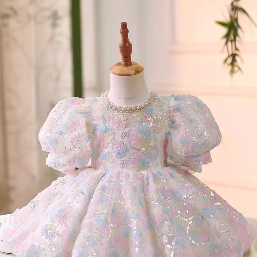 Princess Dress Light Luxury Minority High-end Flower Birthday Host Pettiskirt