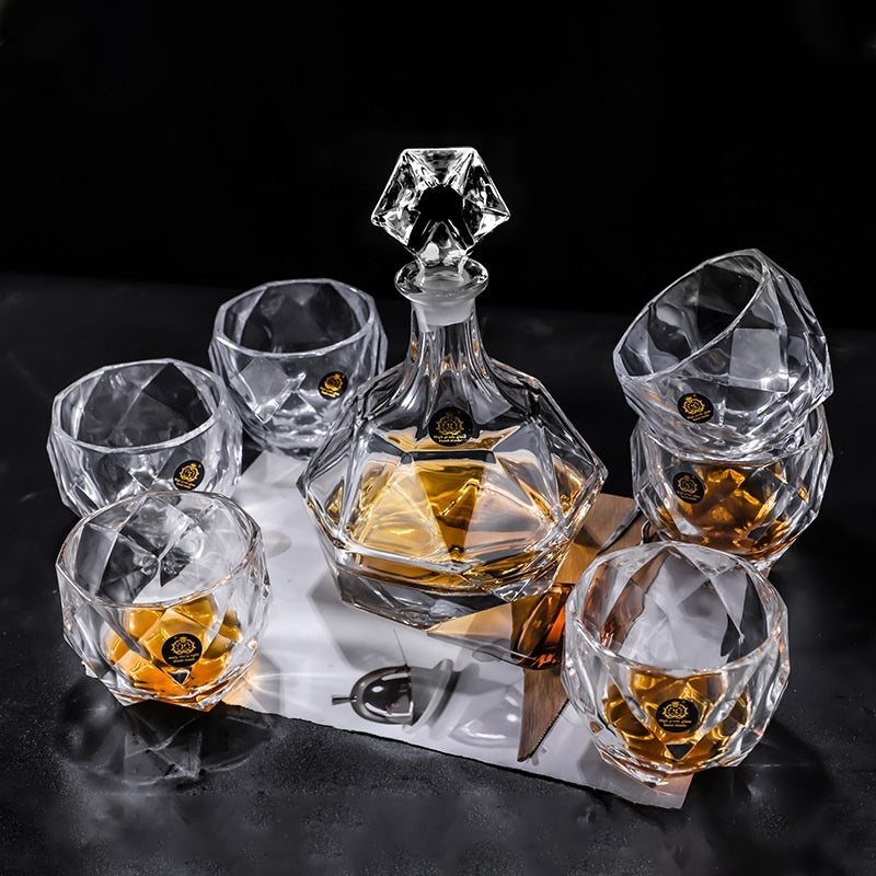Creative Whiskey Liquor Glass Suit