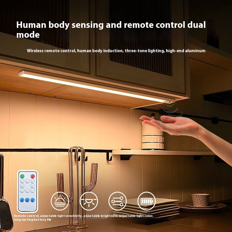 LED Cabinet Light With Rechargeable Intelligent Human Body Induction