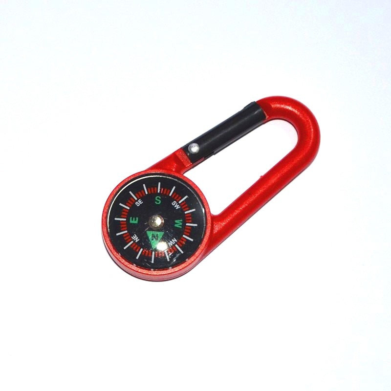 Outdoor Plastic Climbing Button Carabiner Compass