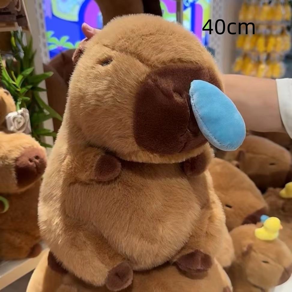 New Capibara Snot Withdraw Doll Doll Plush Toy Capybara Ugly And Cute Pillow Capybara Online Influencer Cute