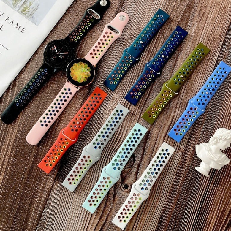 Silicone Wristband Two-tone Watch Band