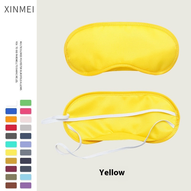 Polyester Shading Eye Mask Aviation Gift Color Game Disposable Travel Eye Shield
