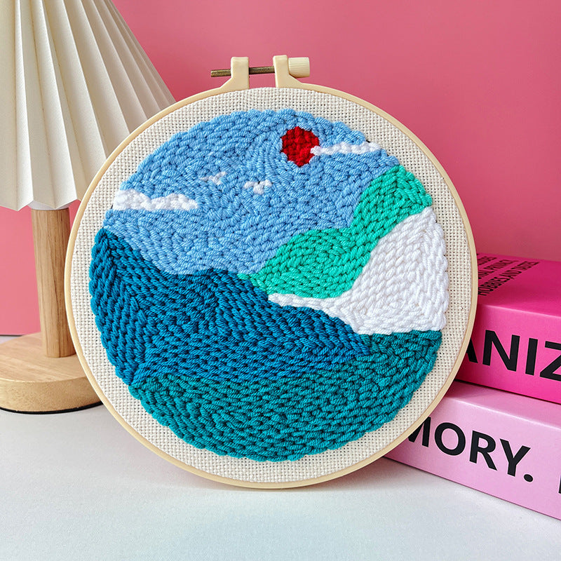 Russia Poke Embroidery Diy Handmade Embroidery Material Package