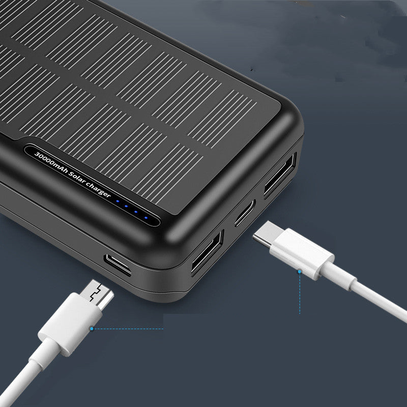 30000mAh Large Capacity Outdoor Emergency Mobile Phone Charging Treasure Fast