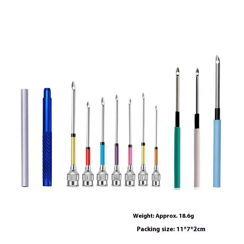 Simple Replaceable Plug Full Model Embroidery Stamp Needle Poke