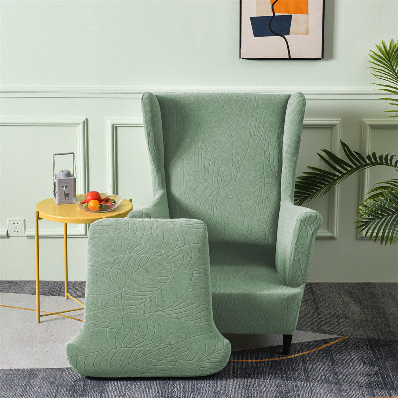 Pure Color Jacquard All-inclusive Chair Cover American Jiameng Cushion