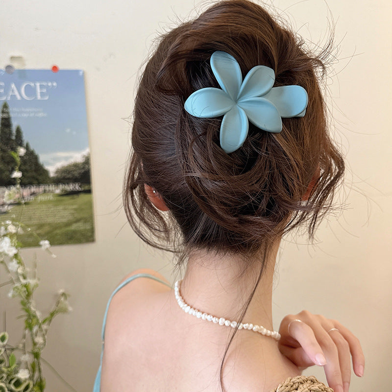 Flower Duckbilled Hair Clip Female Temperament Updo