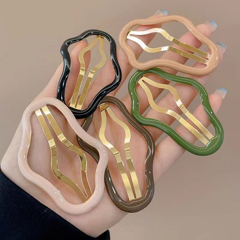 Cartoon Plush Star Hairpin Autumn And Winter