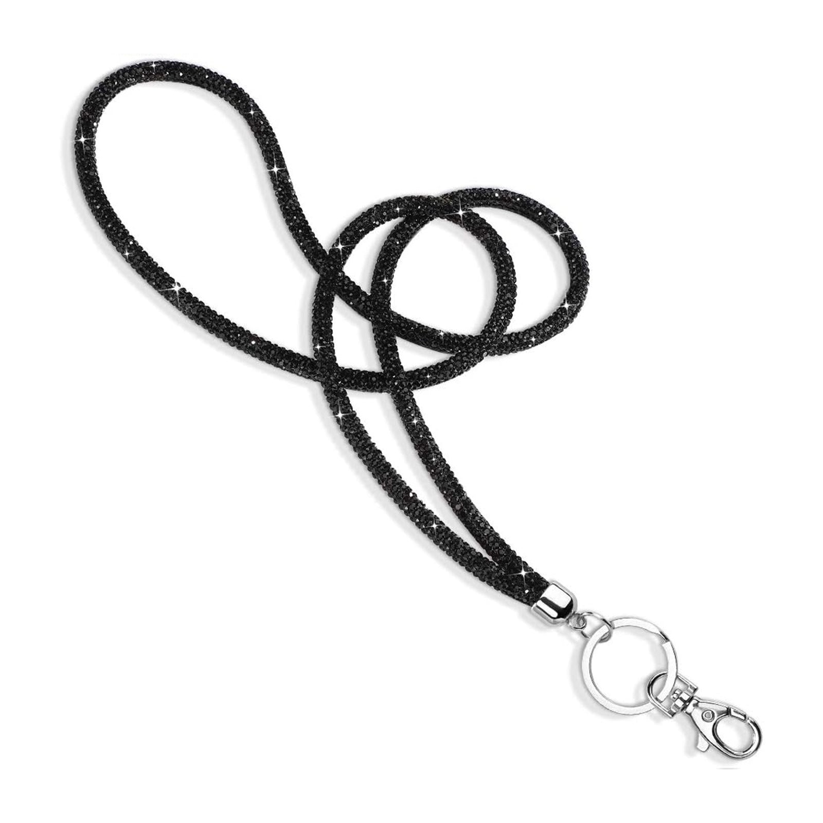 Office Keychain Diamond ID Card Mobile Phone Lanyard