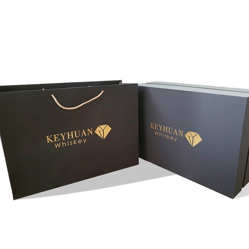 Luxury Gold Whiskey Shot Glass Wine Bottle Stainless Steel Rotating Cup Holder Gift Set Crystal Glass Wine Glass