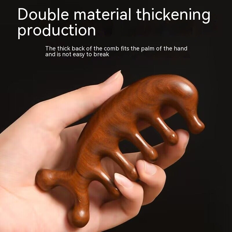 Unisex Five Teeth Massage Comb