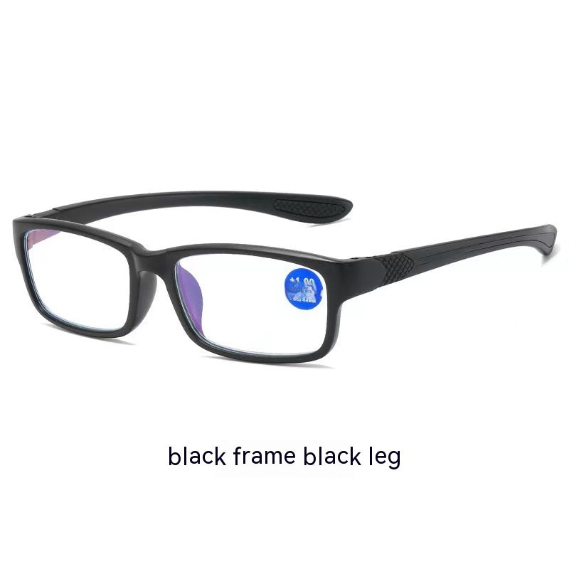 Anti-Blue Ray TR90 Color Two-color Sports Frame Reading Glasses