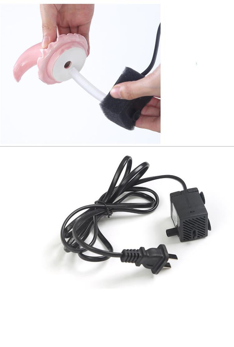 Cat Water Dispenser Ceramic Automatic Circulating Feeding Without Current Movement