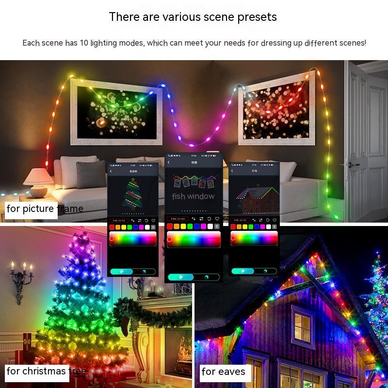 USB Bluetooth Magic Color Lighting Chain RGB Point Control