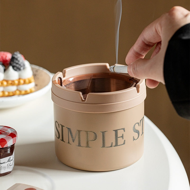 Thickened Stainless Steel Ash Tray Ins Advanced Sense