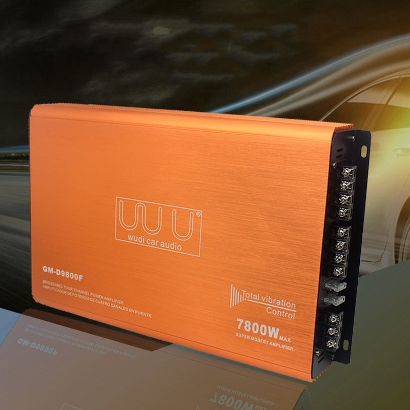 Car Four-way Power Amplifier 4-channel High-power Audio