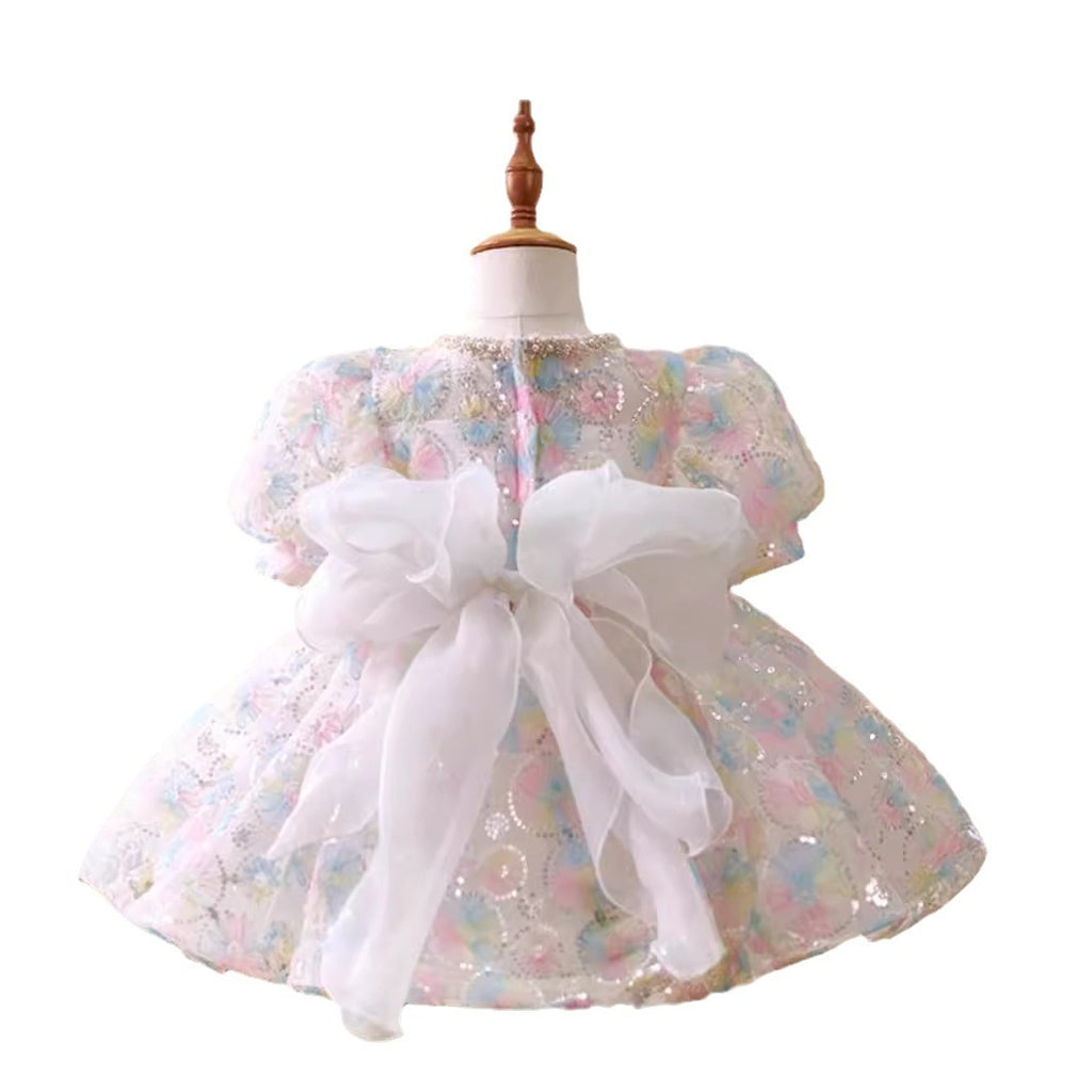 Princess Dress Light Luxury Minority High-end Flower Birthday Host Pettiskirt