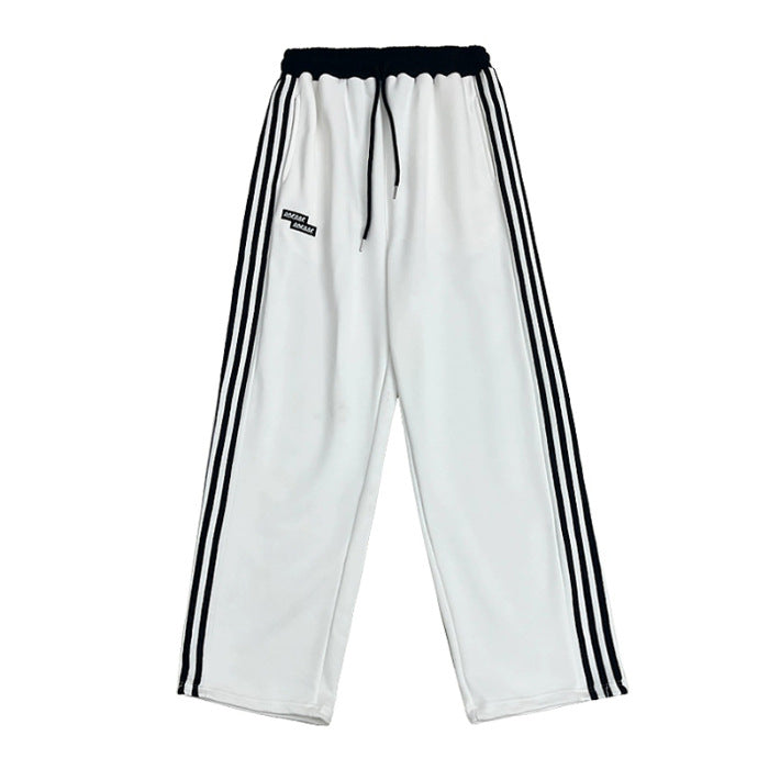 European And American Street Dance Fashion Brand Stitching Waist Pants