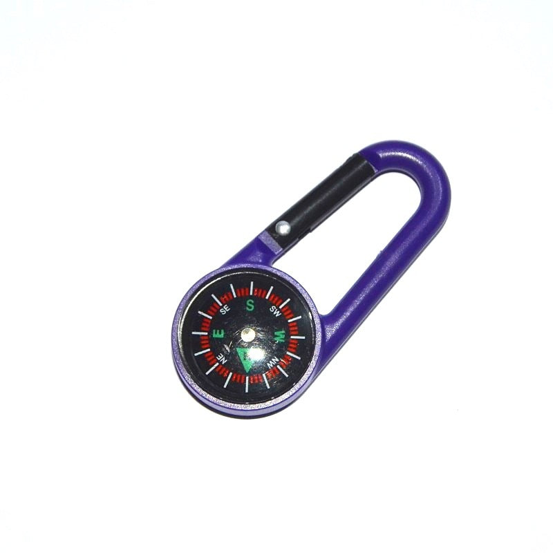 Outdoor Plastic Climbing Button Carabiner Compass