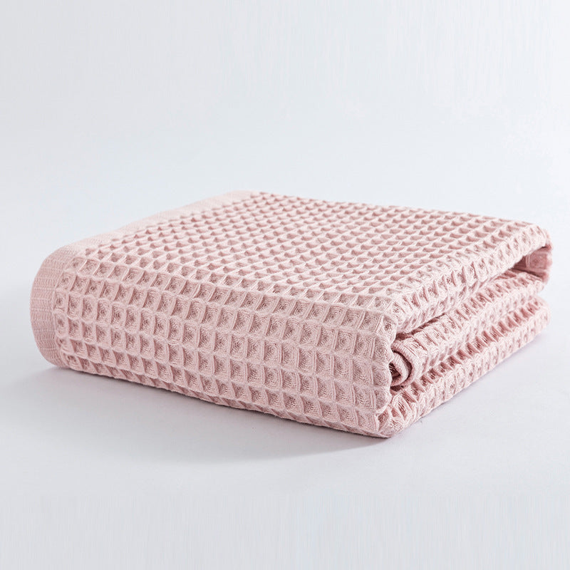 Soft Absorbent Honeycomb Bath Towel Pure Cotton 70X140cm