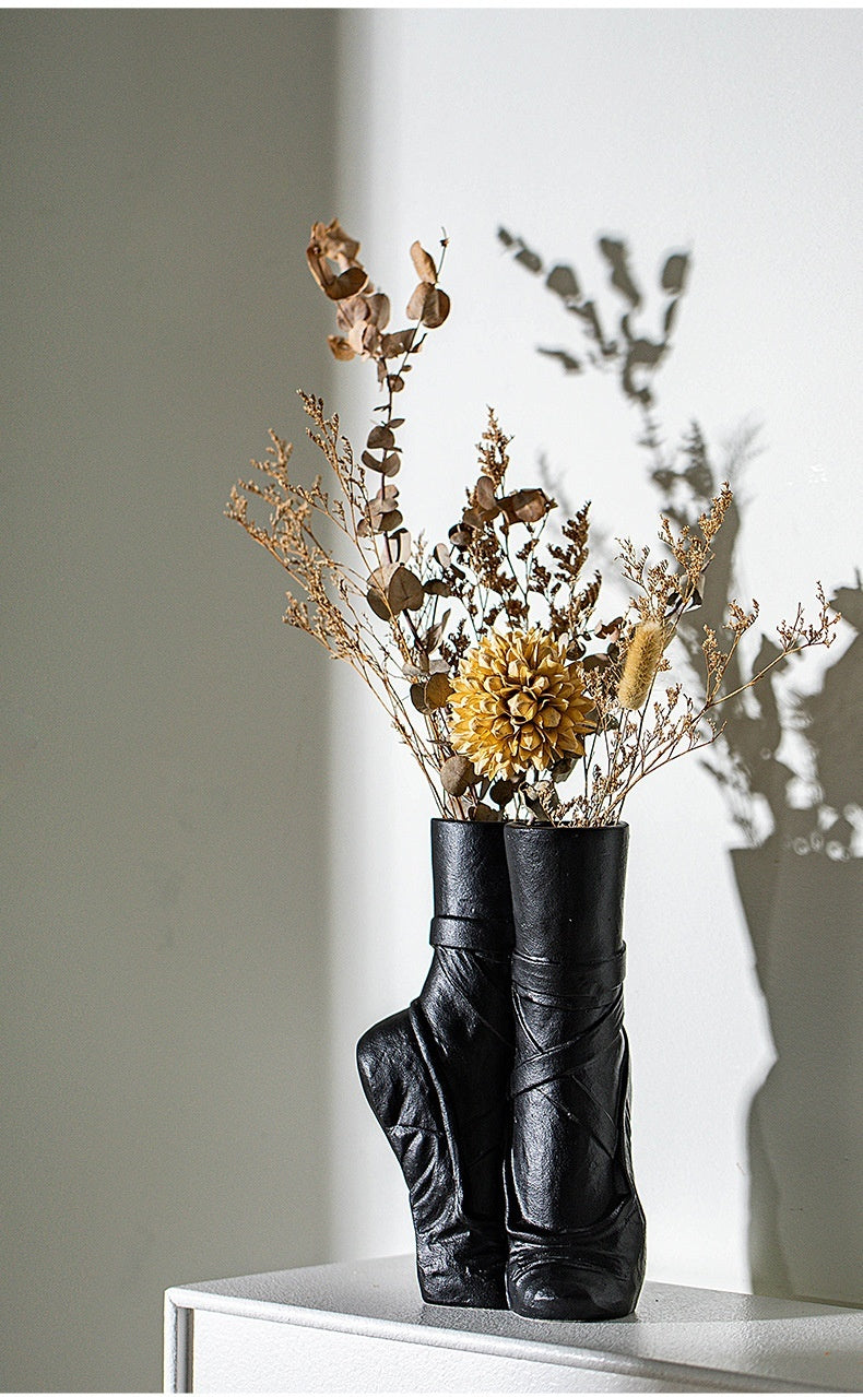 Ceramic Vase Modern Minimalist Furnishings Decoration Hydroponic Dried Flower Crafts