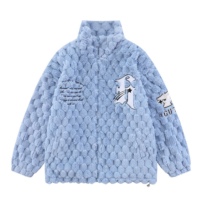 Men's And Women's Lamb Wool Thickened Cotton Coat