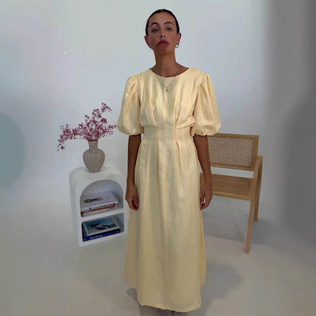 Personality Female Elegant Short Sleeve Dress