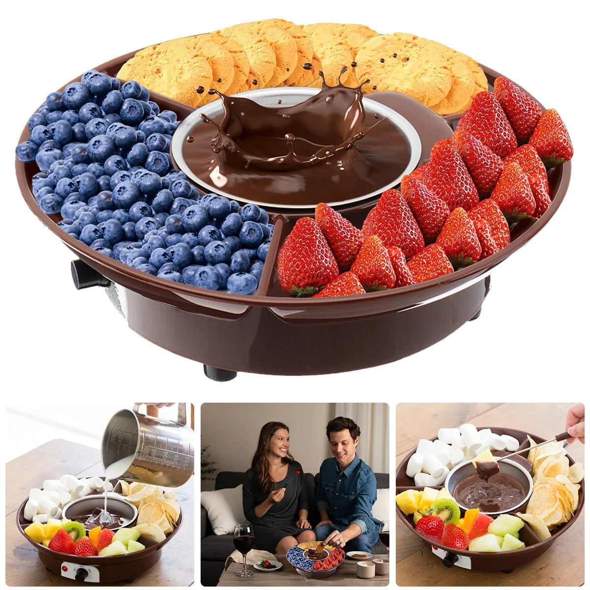 Chocolate Hot Pot Stove Suit Household Melting Pot Automatic Heating Constant Temperature