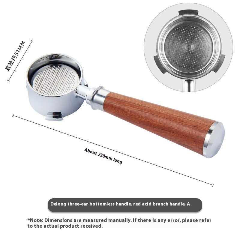 51mm Coffee Machine Handle Modified Solid Wood Handle