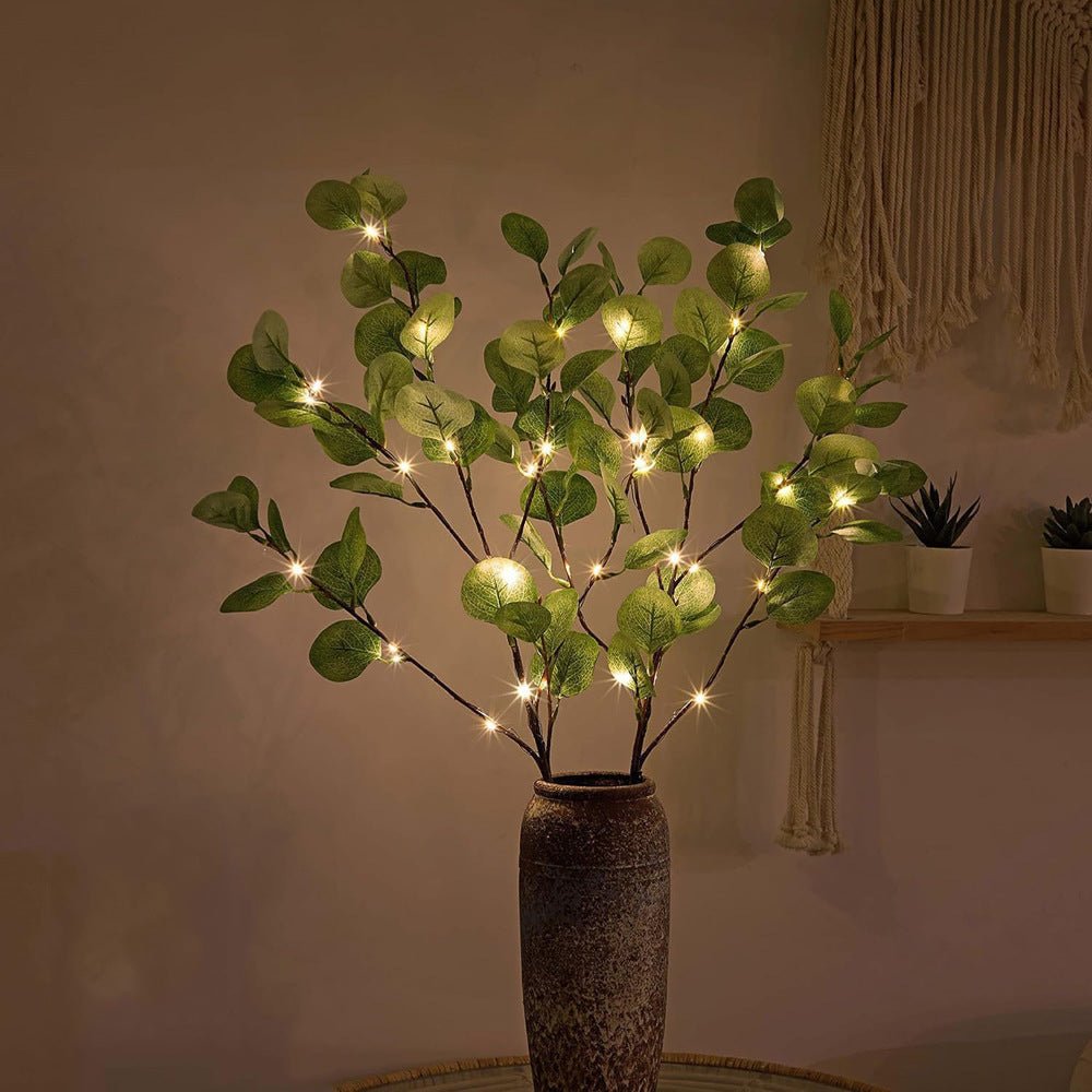 Simulation Copper Wire Lamp Olive Tree Christmas Party
