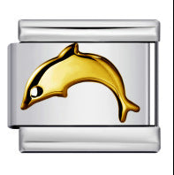 DIY Italian Module Bracelet Titanium Steel Gold Plated