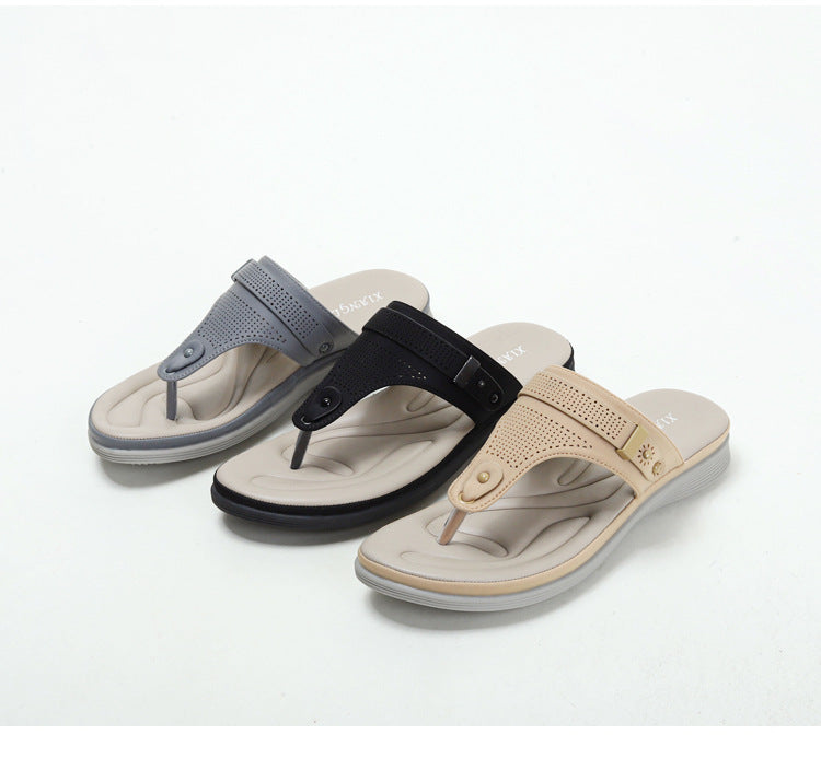 Women's Flip-flops Fashionable Thick-soled Sandals