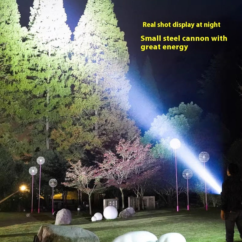 LED Long-range Strong Light Super Bright Household Rechargeable Flashlight