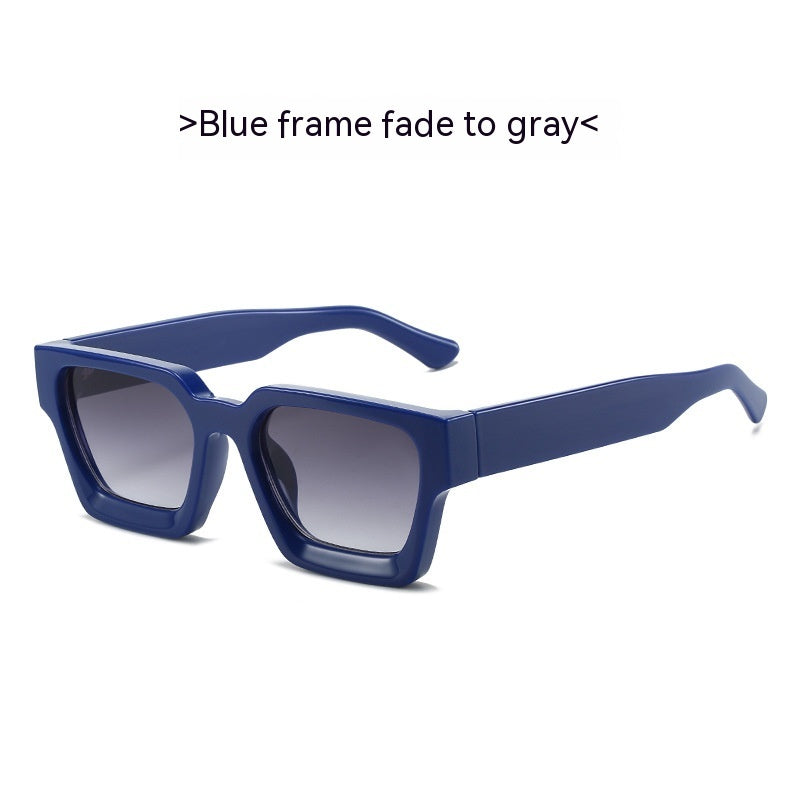 Minimalist And Versatile European And American Thick Frame Sunglasses