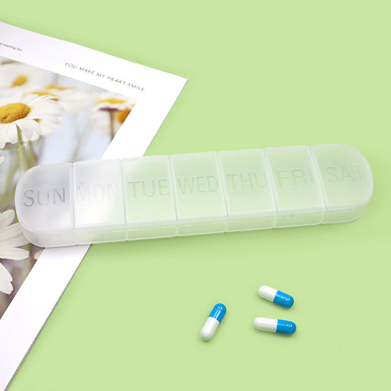 7-cell Mini Plastic Packaging Small Medicine Box