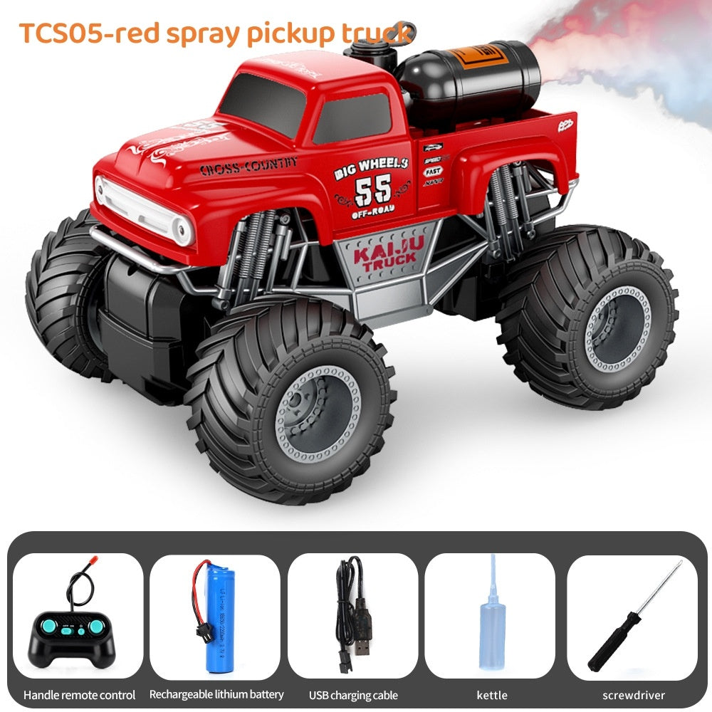 Children's Fashion Spray Off-road Vehicle Water Bullet Remote Control Car Toy
