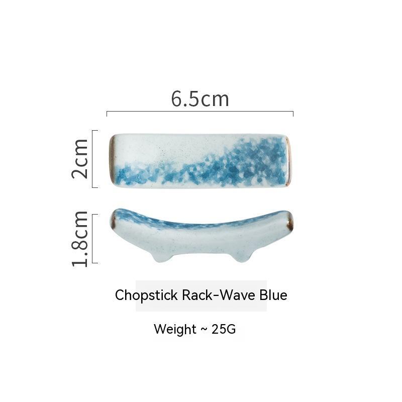 Chopsticks Shelf Japanese Ceramic Hotel Table Setting