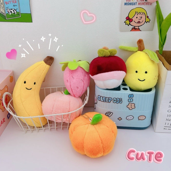 Creative Plush Cute Fruit Keychain Pendant