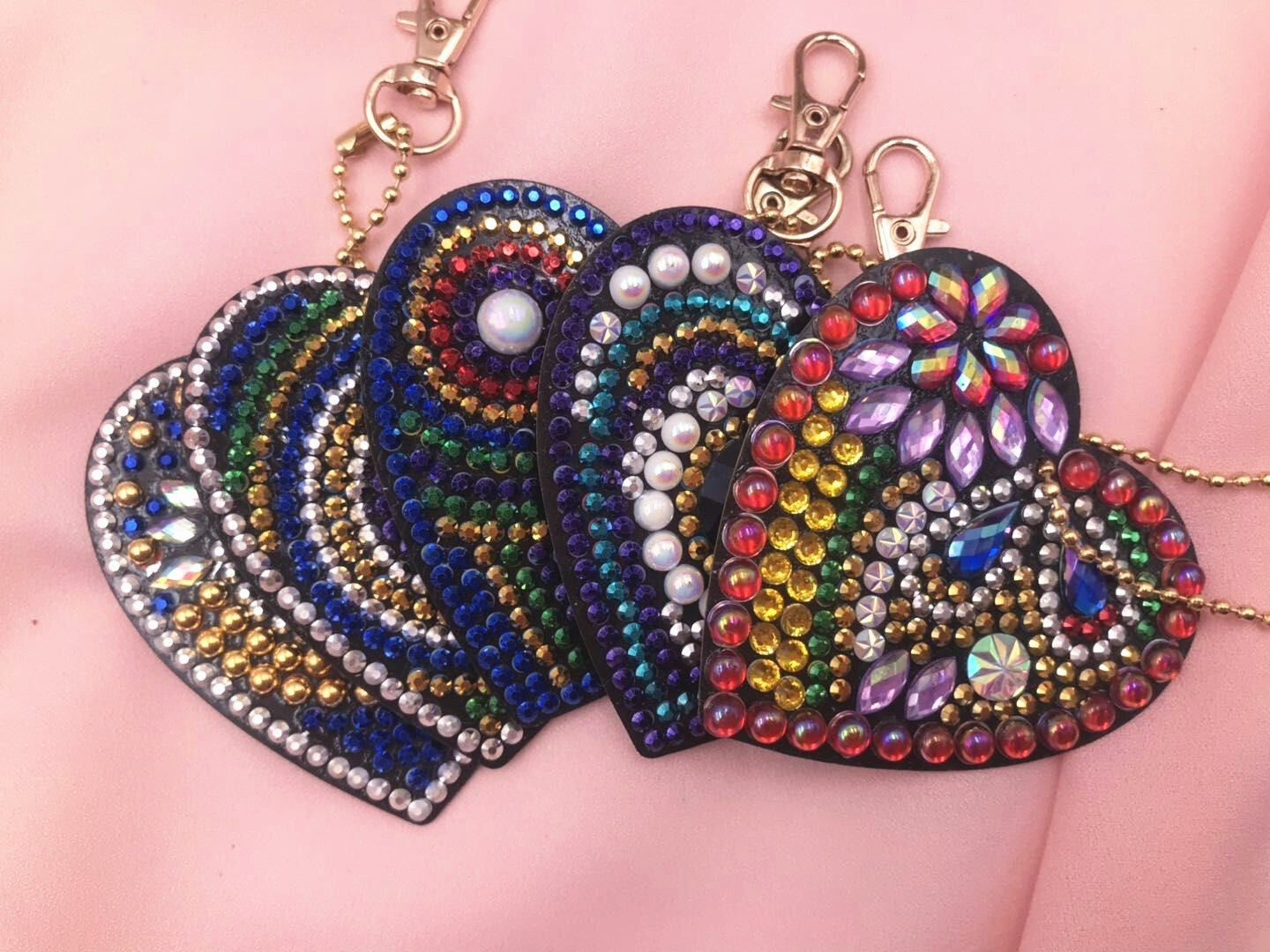 Diamond Painting Keychain Creative Children Cartoon Decorative Pendant