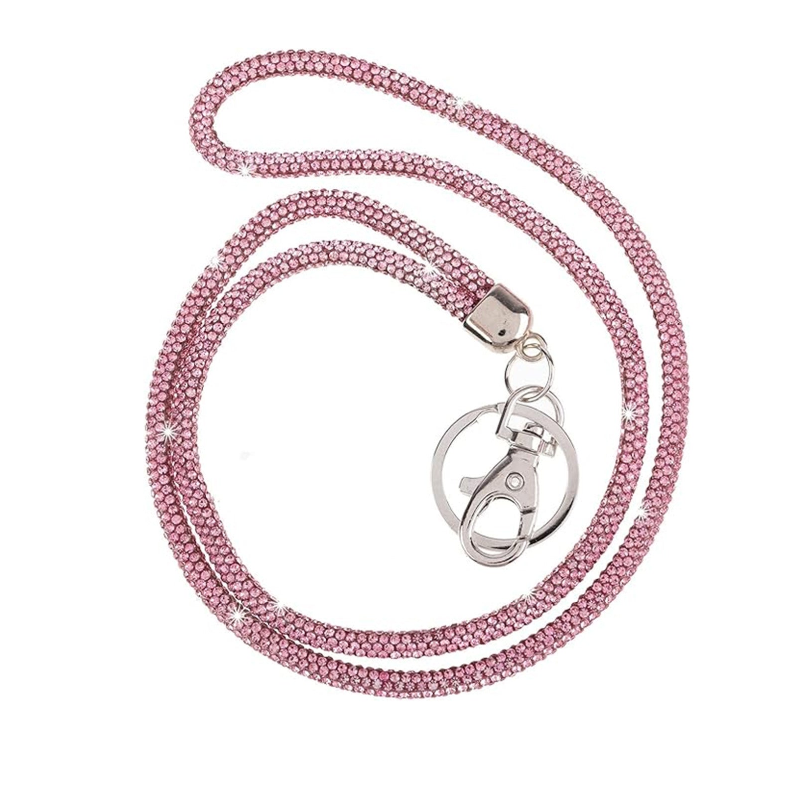 Office Keychain Diamond ID Card Mobile Phone Lanyard