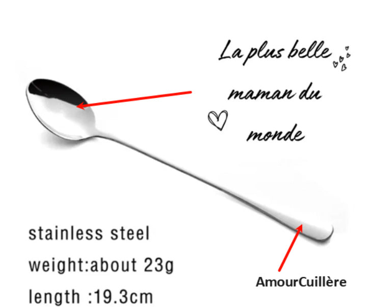Stainless Steel Spoon You Are My Sunshine Couple Family Tableware
