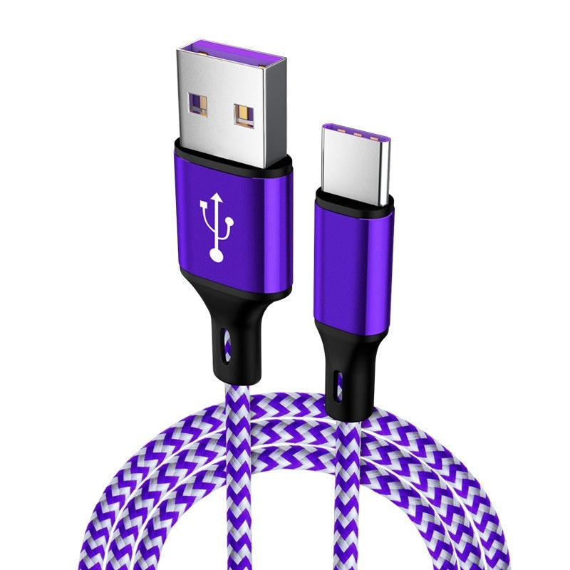 USB Type-C Cable Super Fast Charge Nylon Woven