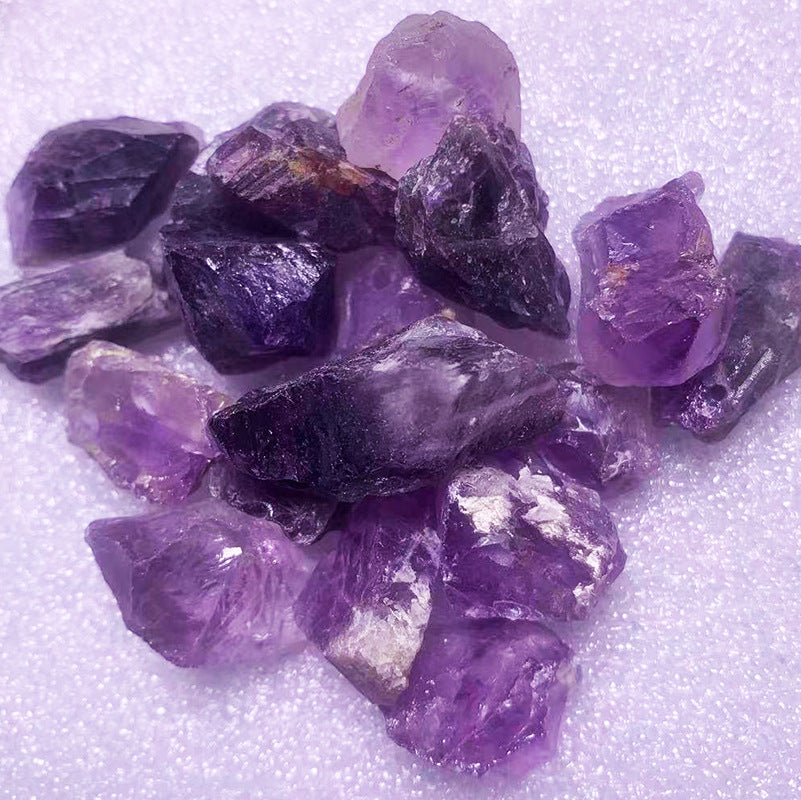 Natural Crystal Raw Crushed Stone Amethyst Powder Crystal Drilling