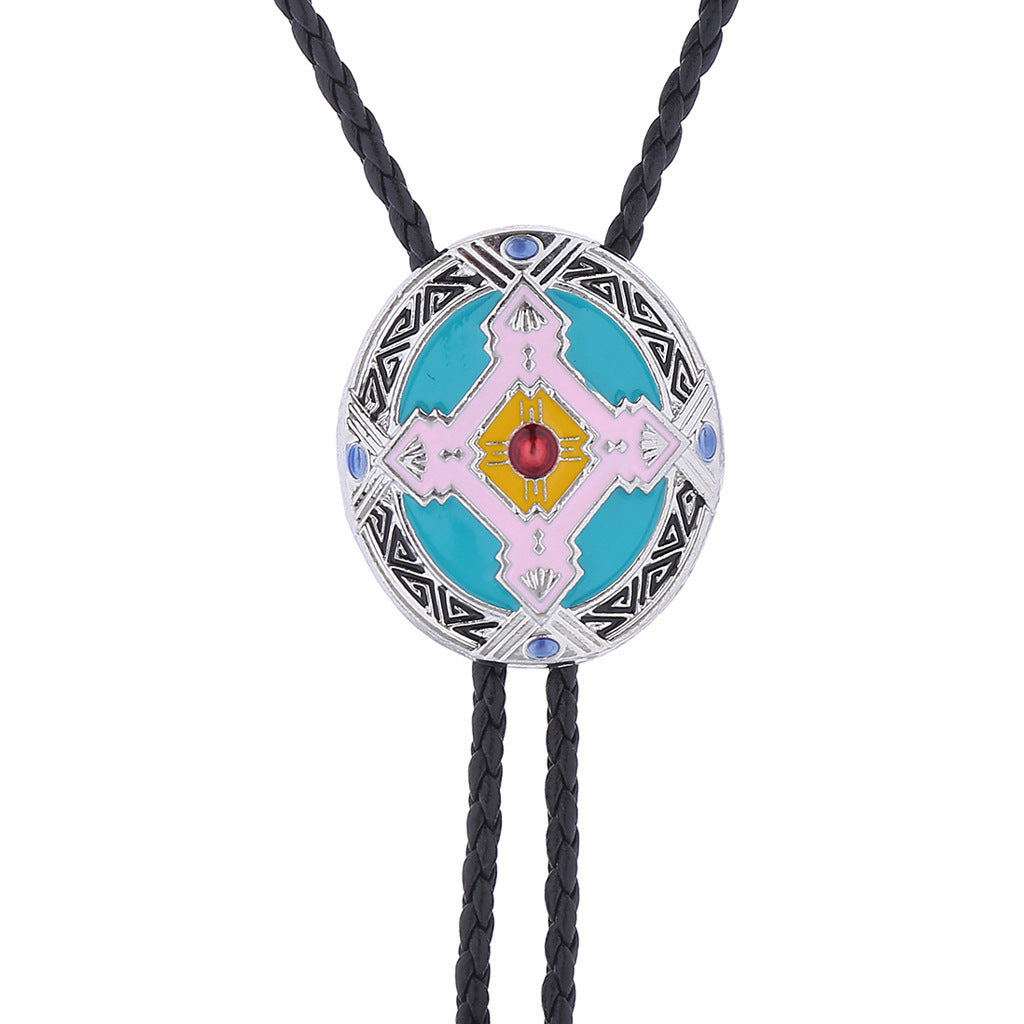 Indian Aboriginal Totem Polo Tie Clip