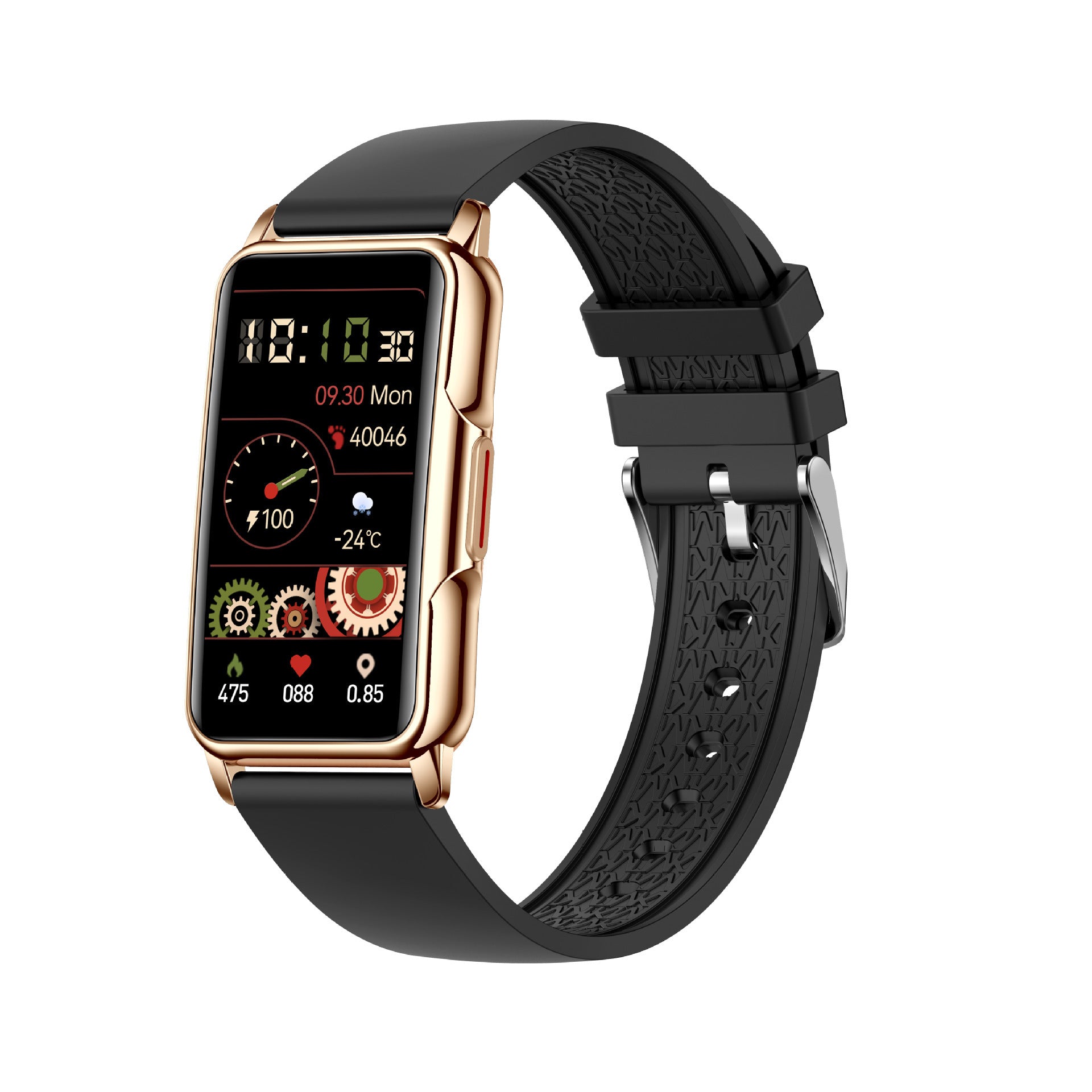 Private Model H80 Smart Bracelet - 1.47 Inch Screen, Heart Rate Monitor, and More
